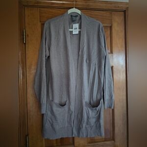 Womens XXL Matty M Open Front Cardigan NWT Beige